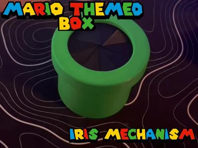 Mario Themed mechanical iris pot