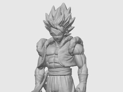 Gogeta SSB Statue