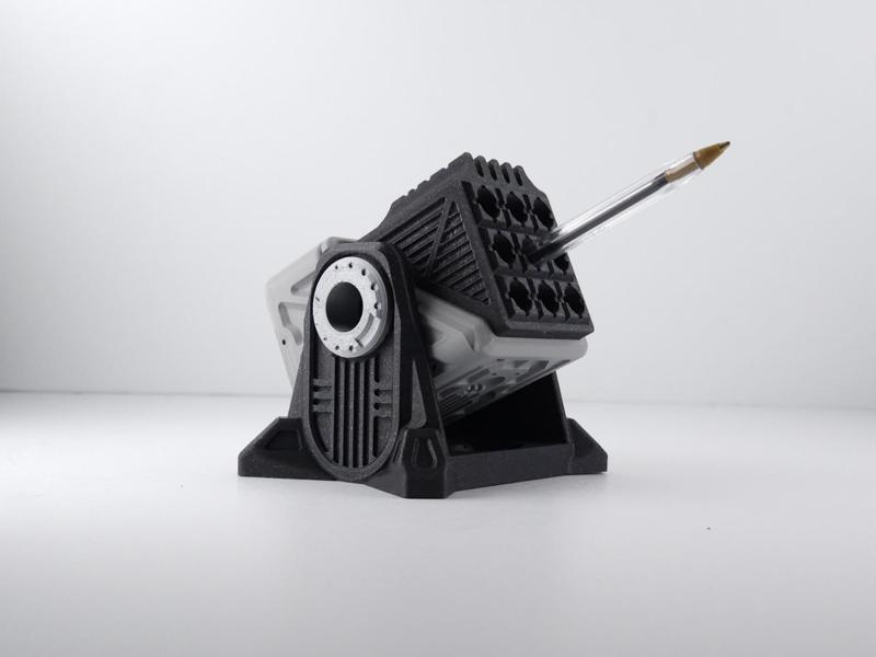 Rocket Pen Launcher Turret - Desk Defense