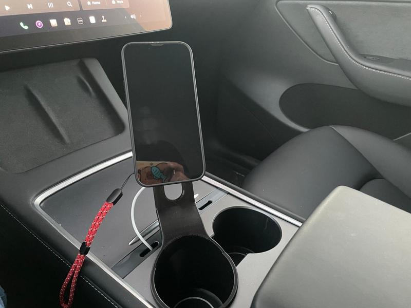 Tesla Cup Holder with MagSafe Charger