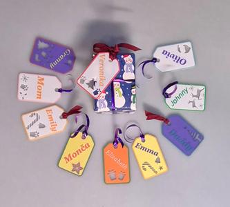 Personalized Reusable Christmas Gift Tags/Labels