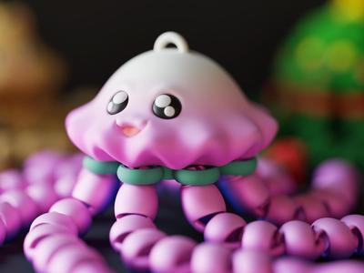 Cute articulated Jellyfish