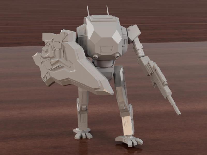 Poseable/Modular Mecha - Aegis Vanguard