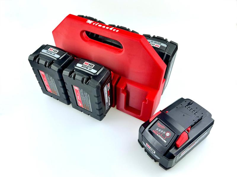Milwaukee M18 Battery Caddy / Holder - 6-Pack