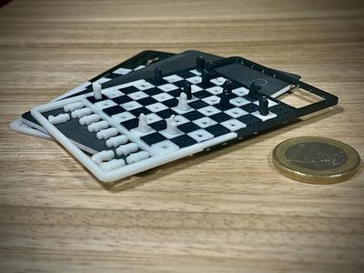 Worlds smallest playable chess game - credit card