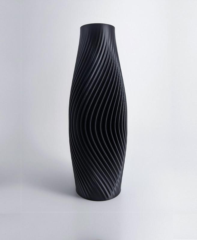 Modern Vase Design "Volute" minimalistic spiral design | STL to 3D print