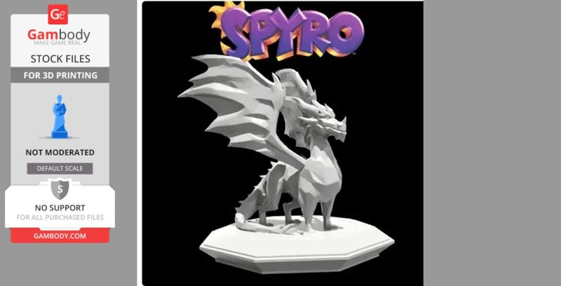 SPYRO - DRAGON STATUE REPLICA