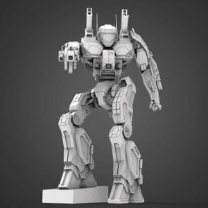 MWO Phoenix Hawk 3D Printing Files | Assembly + Action