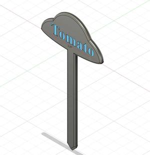 Cloud Plant Sign   