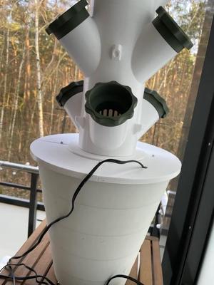 Ikea Fniss -> Hydroponic Tower   