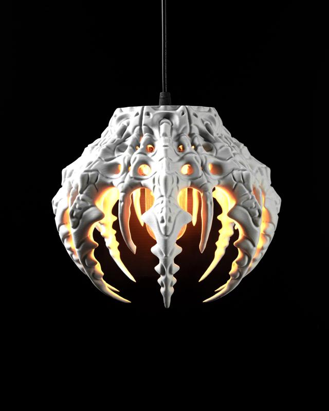 Skeletal Pendant Lamp by MODERN MACHINE