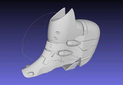 Evangelion Rebuild Unit 02 Head Replica   