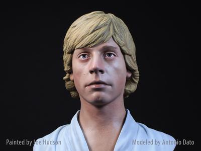 Mark Hamill as Luke Skywalker Bust Printable 3D Model