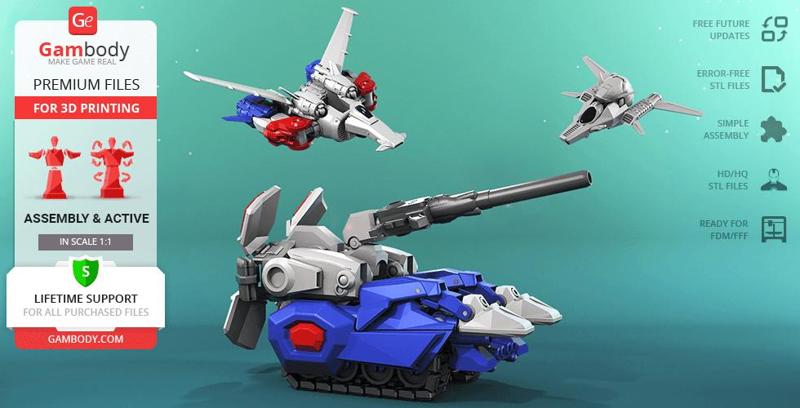 Hyperion M-03 3D Printing Model | Assembly + Action