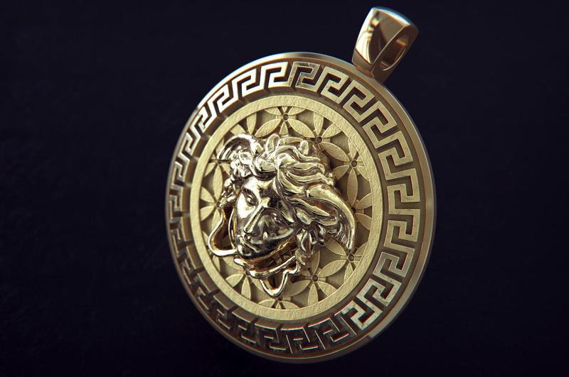 Medusa pendant S