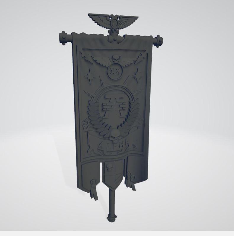 40k Alpha Legion Banner