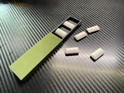 Chewing gum magnetic case