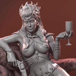 Dejah Thoris 3D Printing Figurine | Assembly