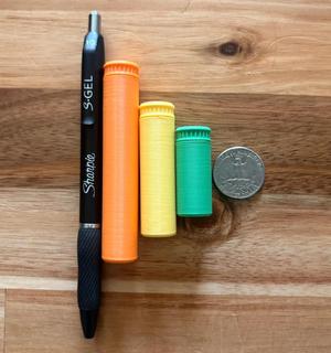 Everyday Carry Pill Bottle - 3 sizes   