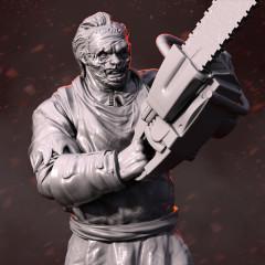 Leatherface 3D Printing Figurine | Assembly