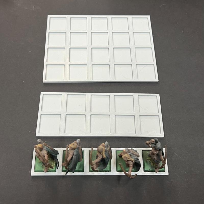 20mm to 25mm Movement Trays - Warhammer Old World