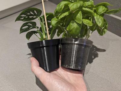 Simple Pot Planter w/ Drainage - Spiral Vase Mode