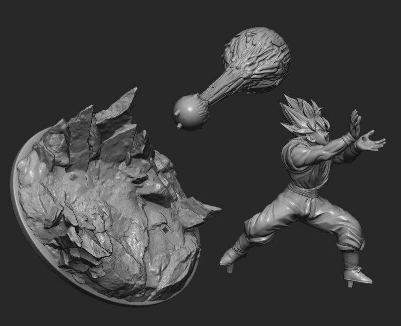 Goku Super Saiyan Kamehameha