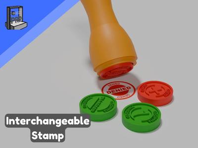 Interchangeable Stamp   