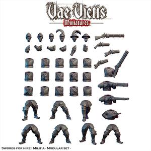 Modular Swords for hire : Militia [PRE-SUPPORTED]
