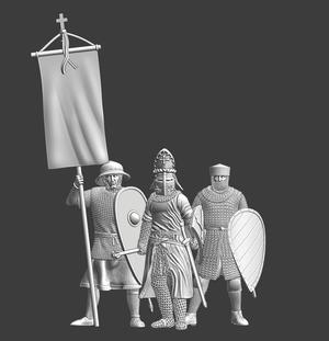 Medieval Warrior Bishop - Command Set