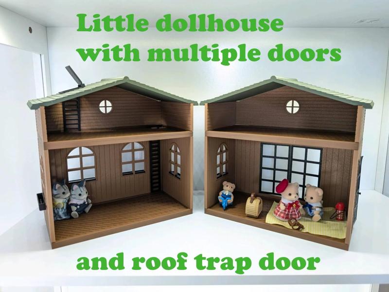 Dollhouse two floors compatible Sylvanian families