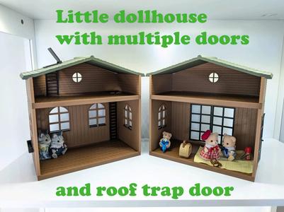 Dollhouse two floors compatible Sylvanian families