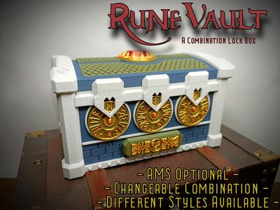 RuneVault - A Combination Lock Box