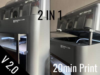Universal P1S & X1C 2-in-1 Door Holder & Riser