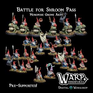 Battle for Shroom Pass - Monopose Gnome Army