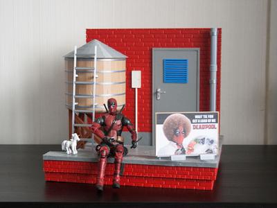 Mini Rooftop playset /diorama scale 1:12 for 6" AF