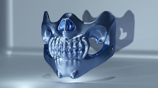 INSPIRED BY THE MILEENA MASK FROM MK 11 STYLIZED VERSION