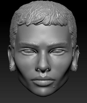 Cat Woman 2022 Unmasked Headsculpt