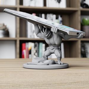 machamp phone holder 3d print model from pokemon