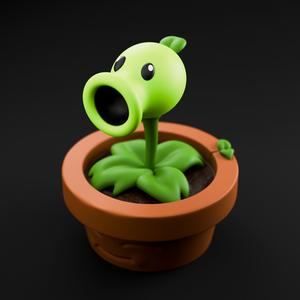 Peashooter Plants vs Zombies