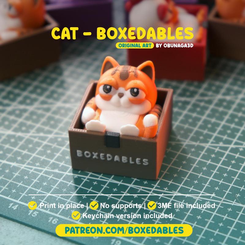 Cat - Boxedables [Original Art]