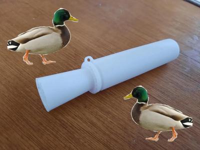 fully 3d printed working duck call   