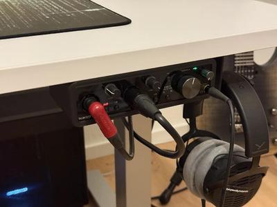 Scarlett 2i2 3rd Gen under-desk mount   