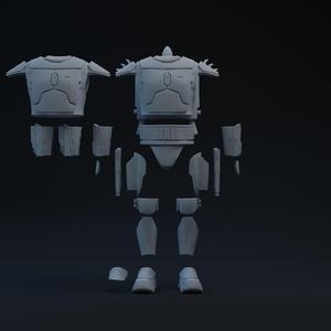 Clone Wars DW Mandalorian One-Twelfth Scale Armor Kit