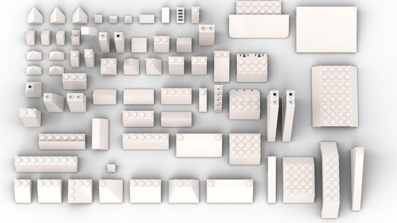 PixelBricks3D - LEGO Slope Bricks Pack