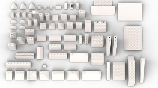 PixelBricks3D - LEGO Slope Bricks Pack