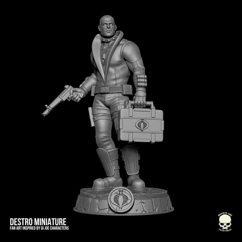 Destro miniature Fan Art 3D printable files