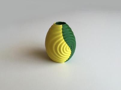 Ripple Vase (Dual Extrusion / 2 Color)