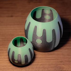 Leaking paint Vase
