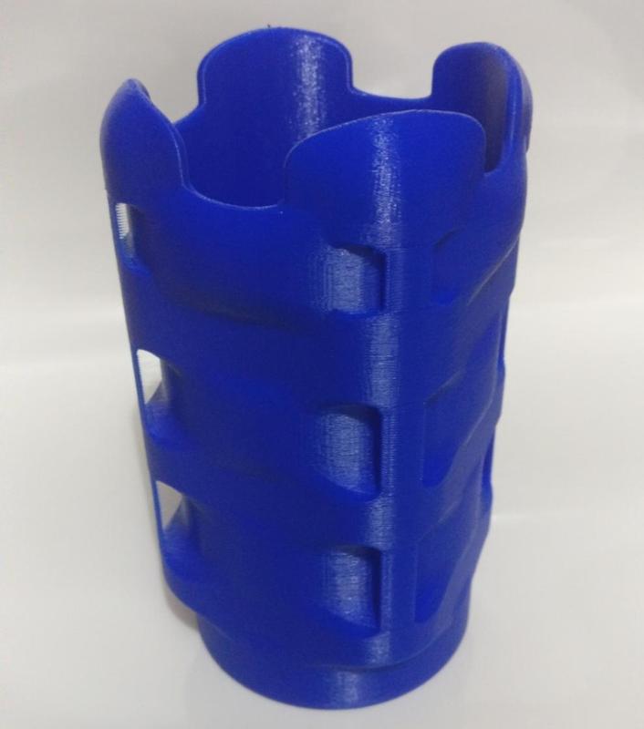 Cubed round cube vase